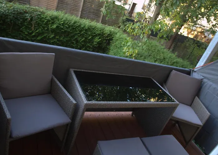 Apartment Blissplace 3 Zi Premium Nahe Getec Arena Mit Kingsize Betten Und Balkon