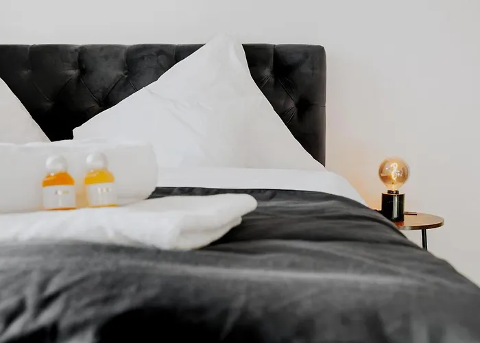 Blissplace 3 Zi Premium Nahe Getec Arena Mit Kingsize Betten Und Balkon